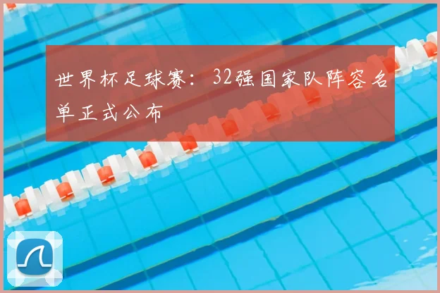 世界杯足球赛：32强国家队阵容名单正式公布