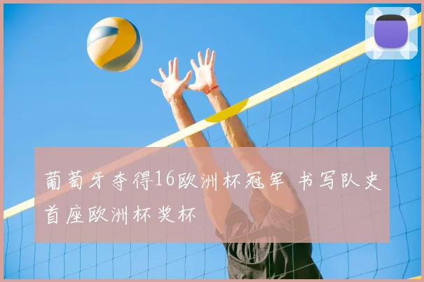 葡萄牙夺得16欧洲杯冠军 书写队史首座欧洲杯奖杯